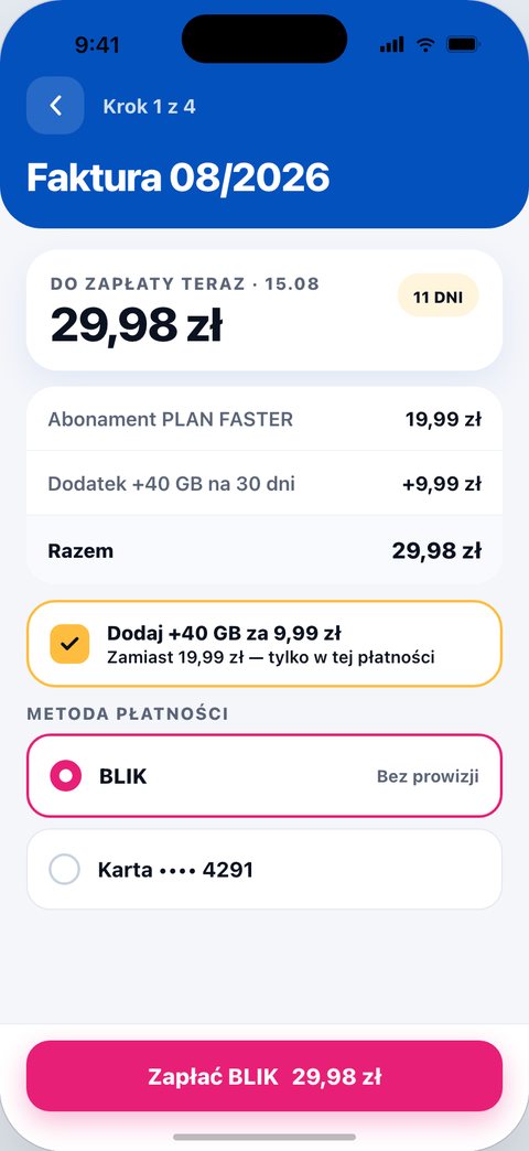 CrossMobile, Faktura 08/2026