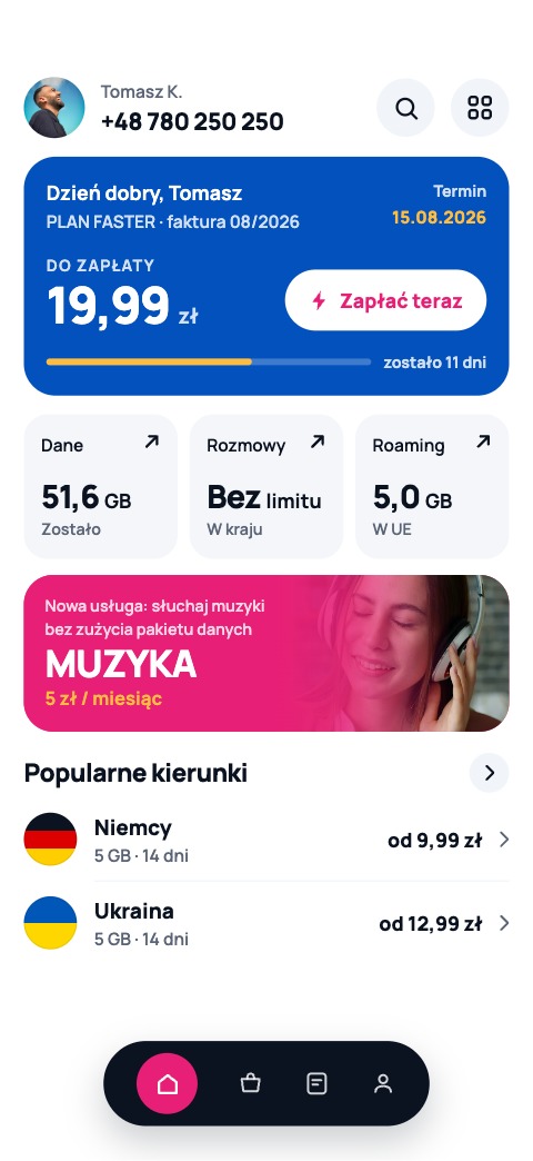 CrossMobile, Karte und Kacheln