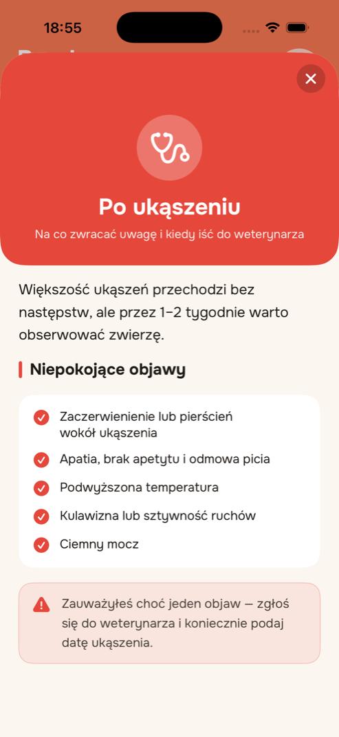 Przewodnik po ukąszeniu