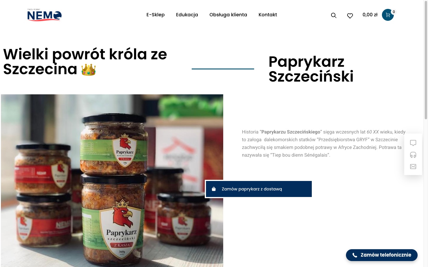 Strona główna — zrzut ekranu